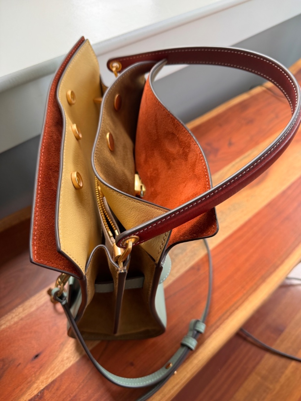 NWOT: Tory Burch Lee Radziwill Bag - Rare color combination - Picture 6 of 10